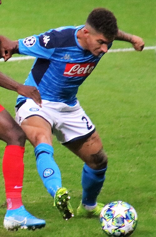Giovanni Di Lorenzo con il Napoli