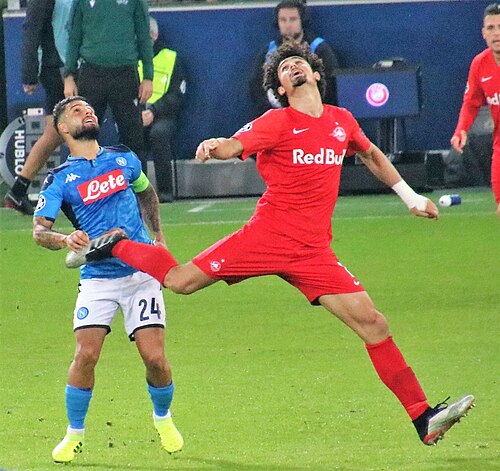Lorenzo Insigne con il Napoli
