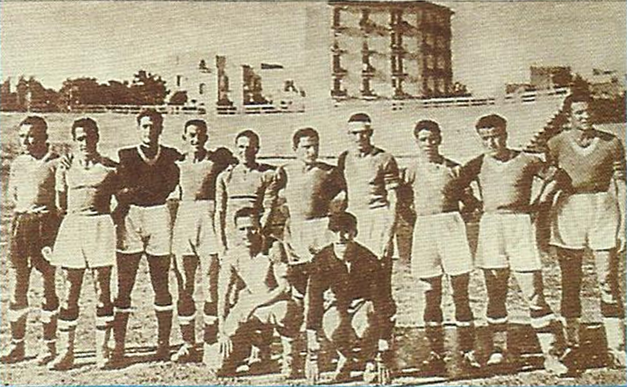 Una formazione del Napoli nella stagione 1935/36