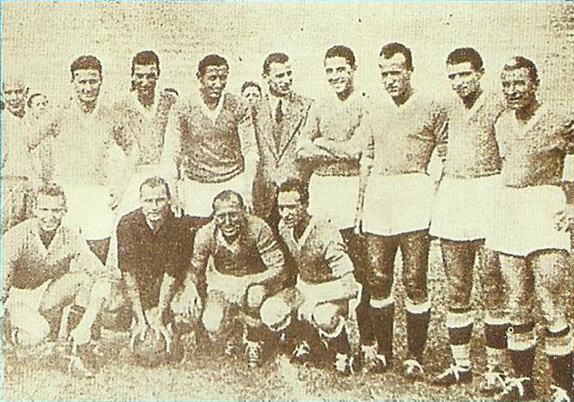 Una formazione del Napoli nella stagione 1941/42