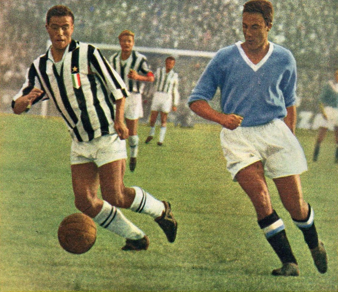 Guglielmo Costantini e Bruno Nicolè in Juventus–Napoli, 12 ottobre 1958