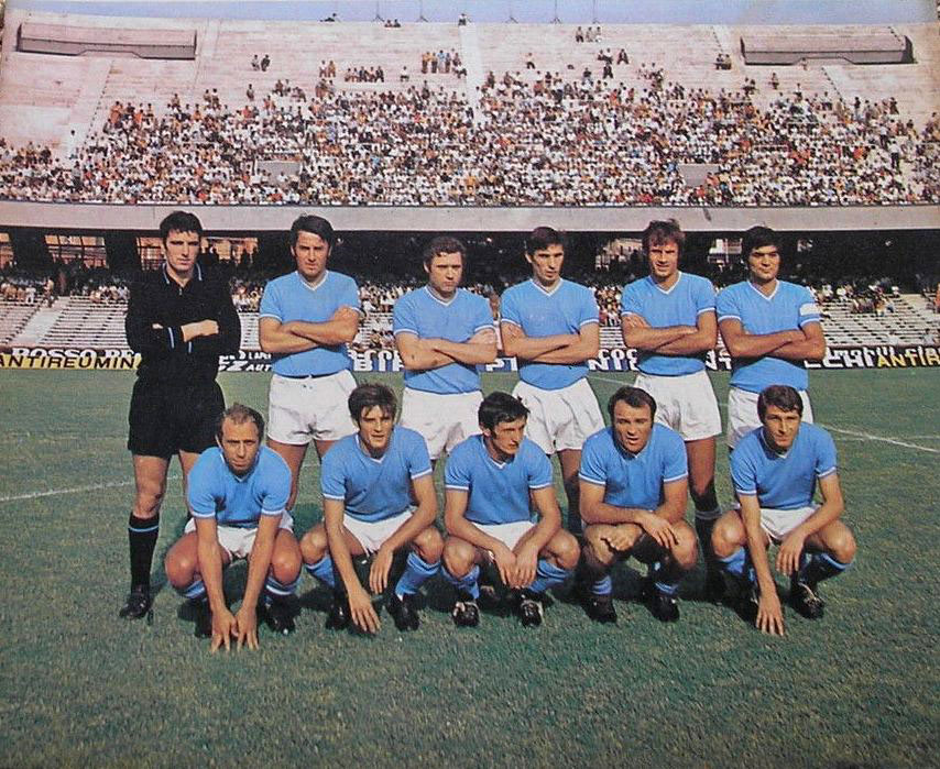 Una formazione del Napoli nella stagione 1969/70