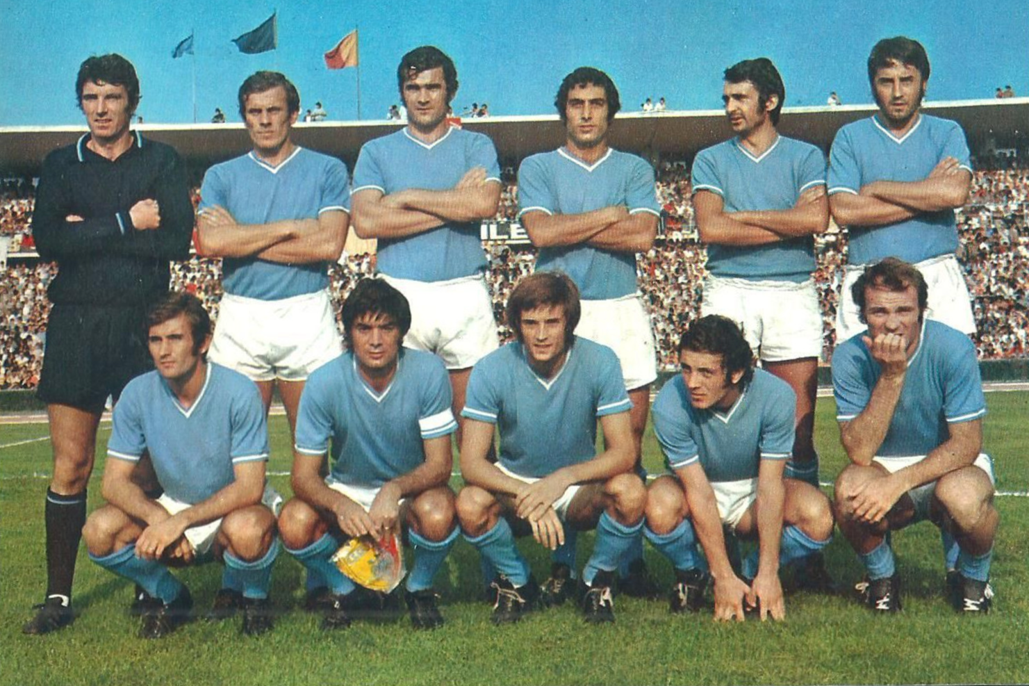 Una formazione del Napoli nella stagione 1971/72