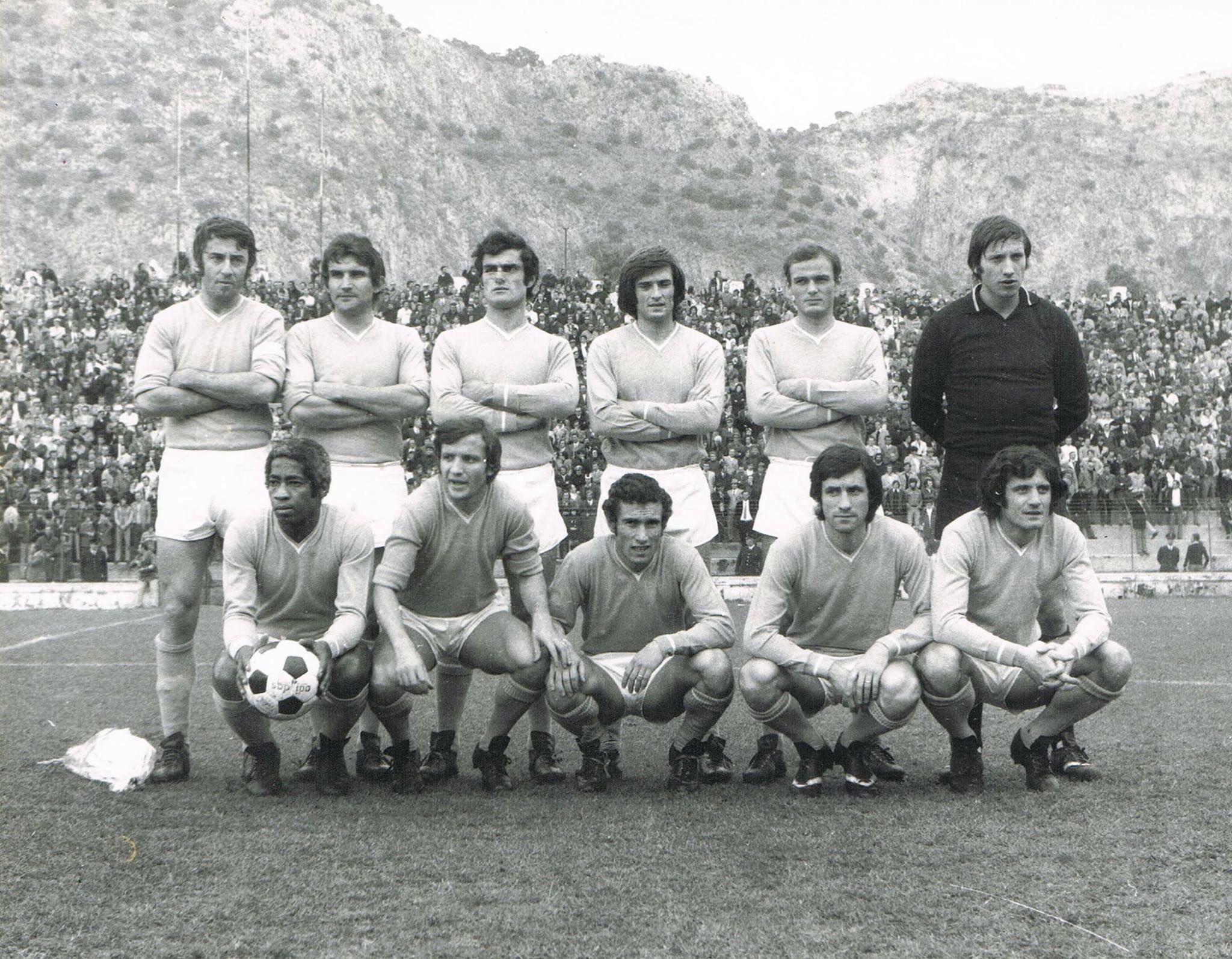 Una formazione del Napoli nella stagione 1972/73