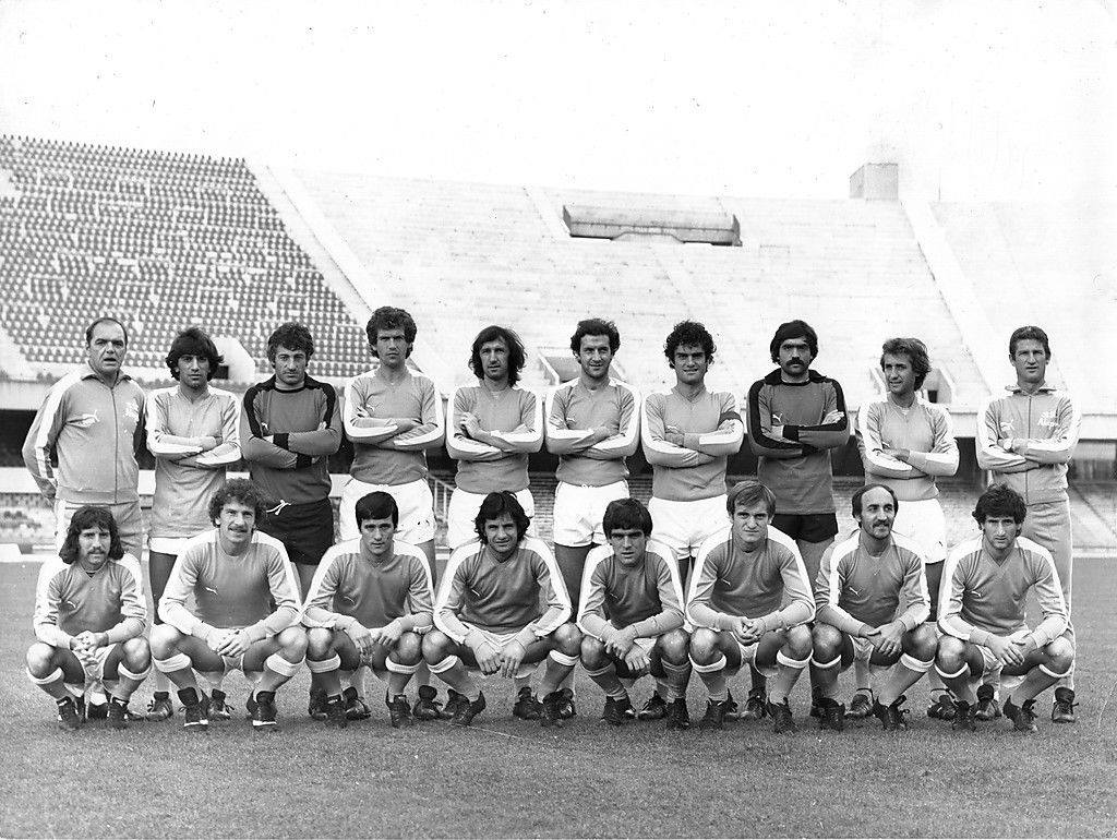 Una formazione del Napoli nella stagione 1978/79