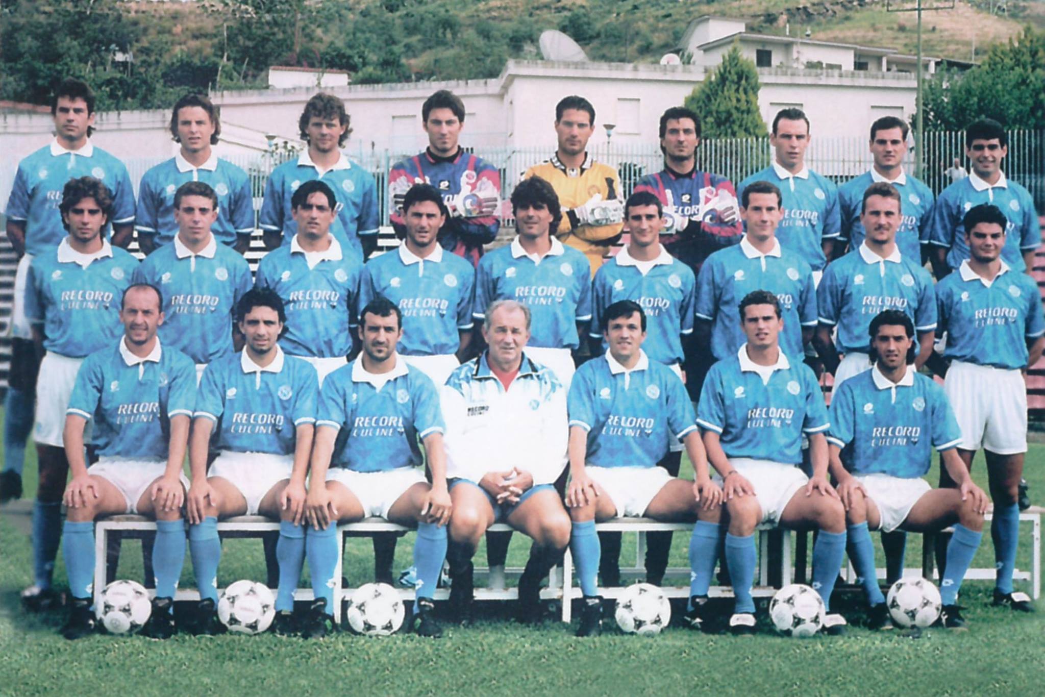La rosa del Napoli 1995/96 con Vujadin Boškov