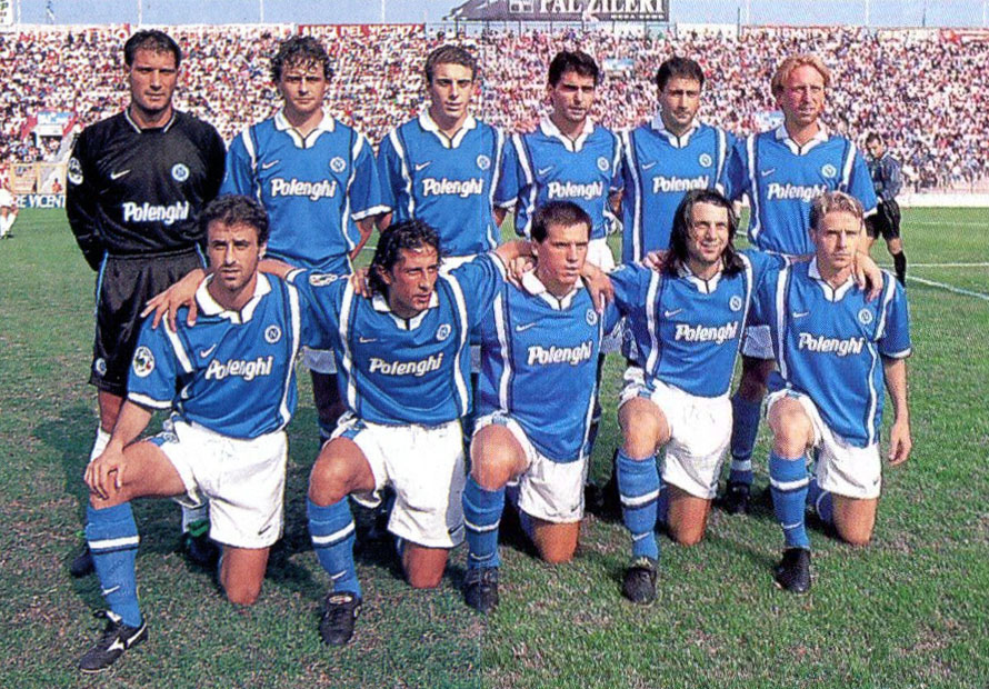 La formazione del Napoli a Vicenza il 21 settembre 1997