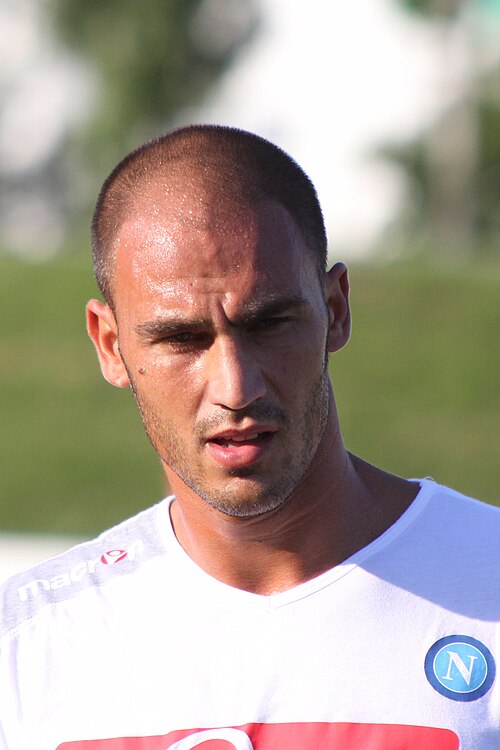 Paolo Cannavaro con il Napoli